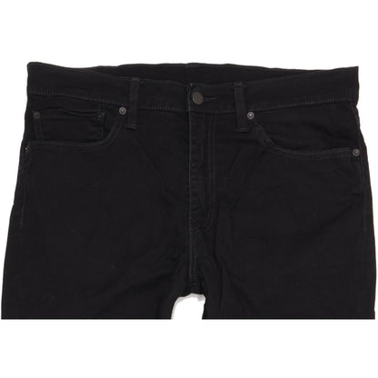 Levi's 511 Men Black Straight Slim Stretch Jeans W36 L32