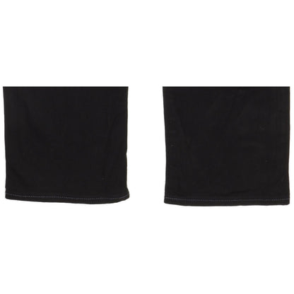 Levi's 504 Men Black Straight Regular Stretch Jeans W34 L29