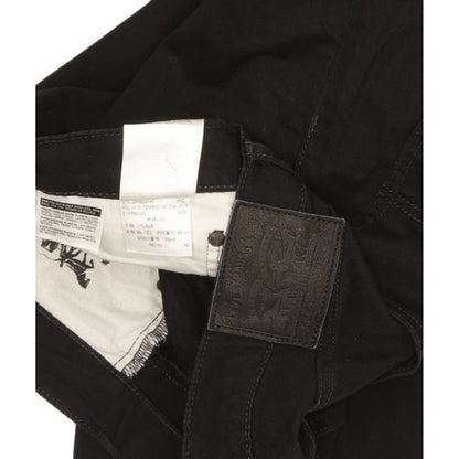 Levi's 504 Men Black Straight Regular Stretch Jeans W34 L29