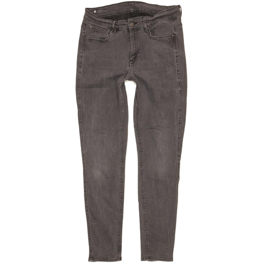 G-Star 3301 Ultra Women Grey Skinny Slim Stretch Jeans W32 L32