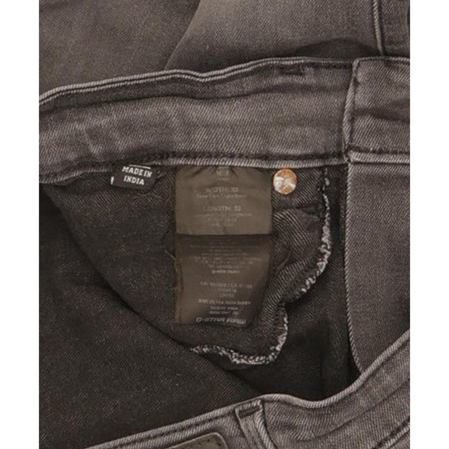 G-Star 3301 Ultra Women Grey Skinny Slim Stretch Jeans W32 L32