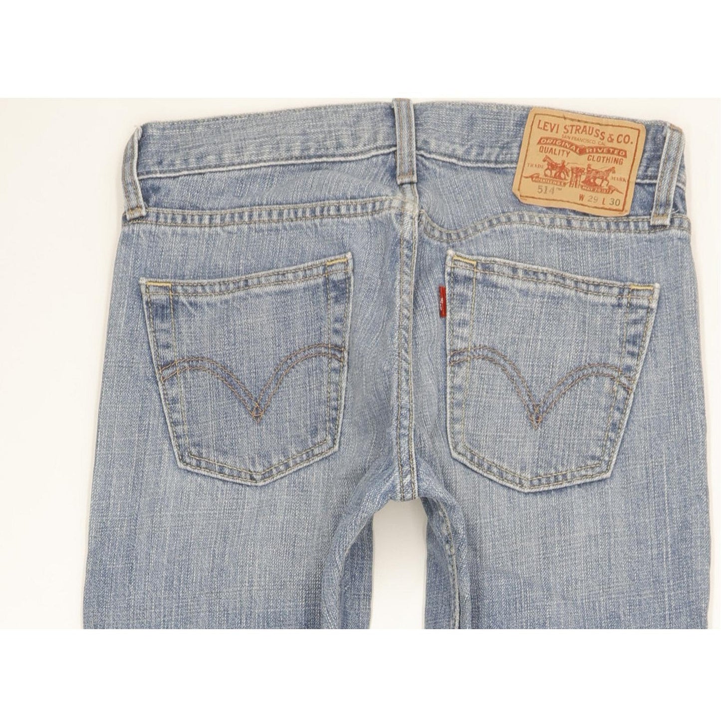 Levi's 514 Men Blue Straight Slim Jeans W29 L30