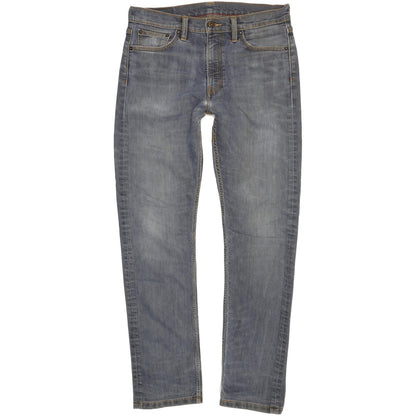 Levi's Men Blue Straight Slim Stretch Jeans W33 L32