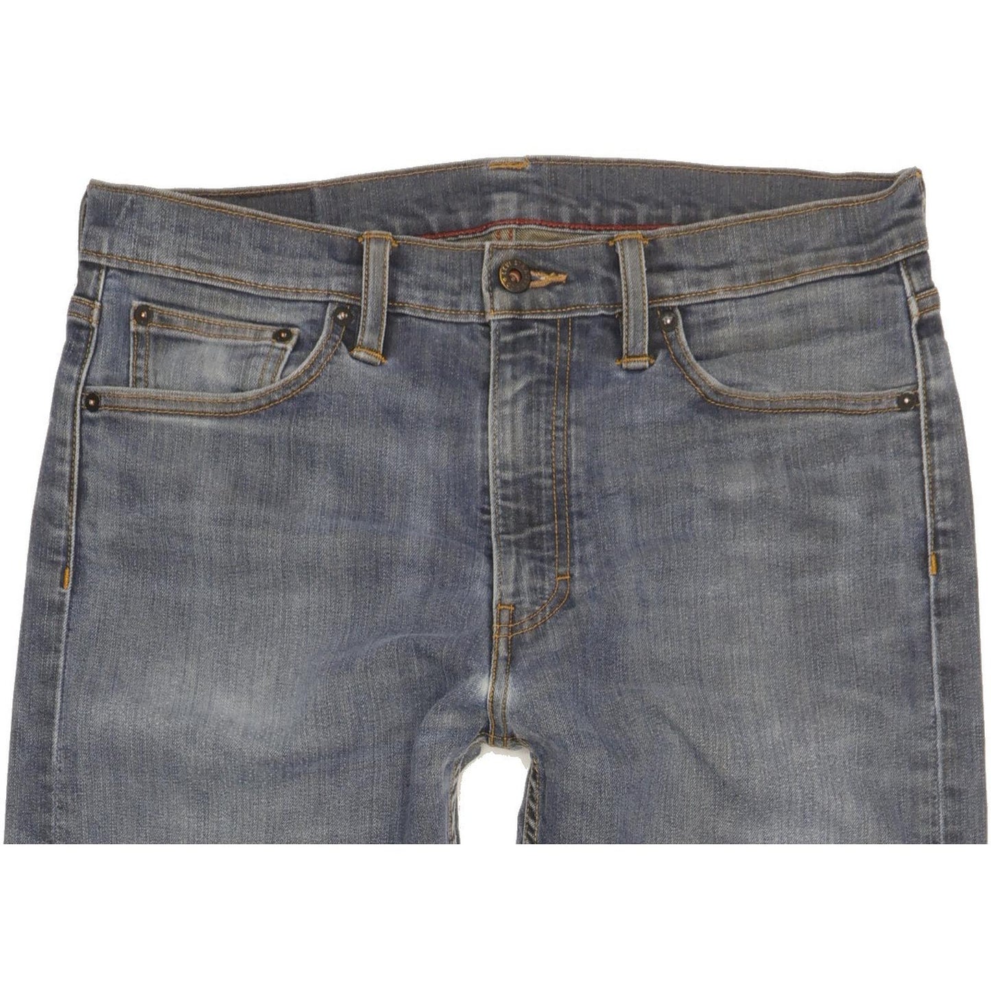 Levi's Men Blue Straight Slim Stretch Jeans W33 L32