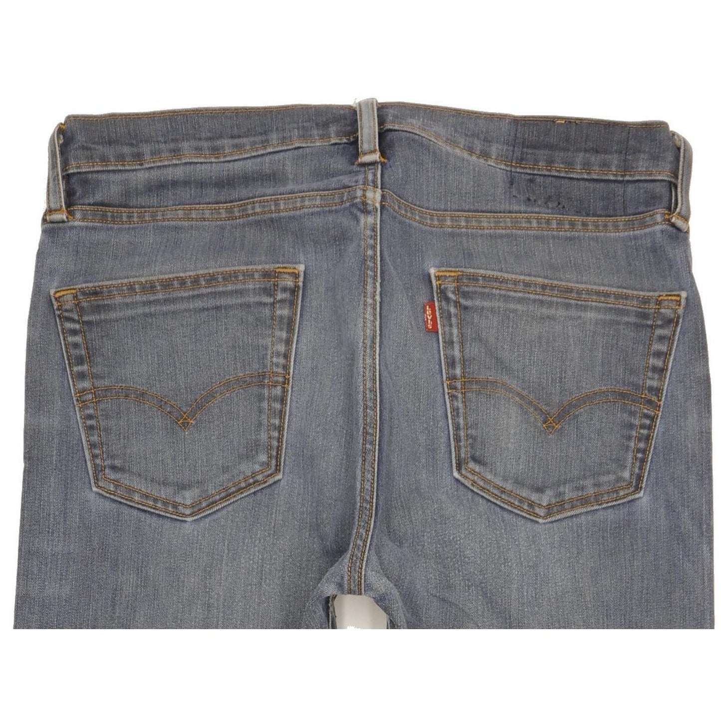 Levi's Men Blue Straight Slim Stretch Jeans W33 L32