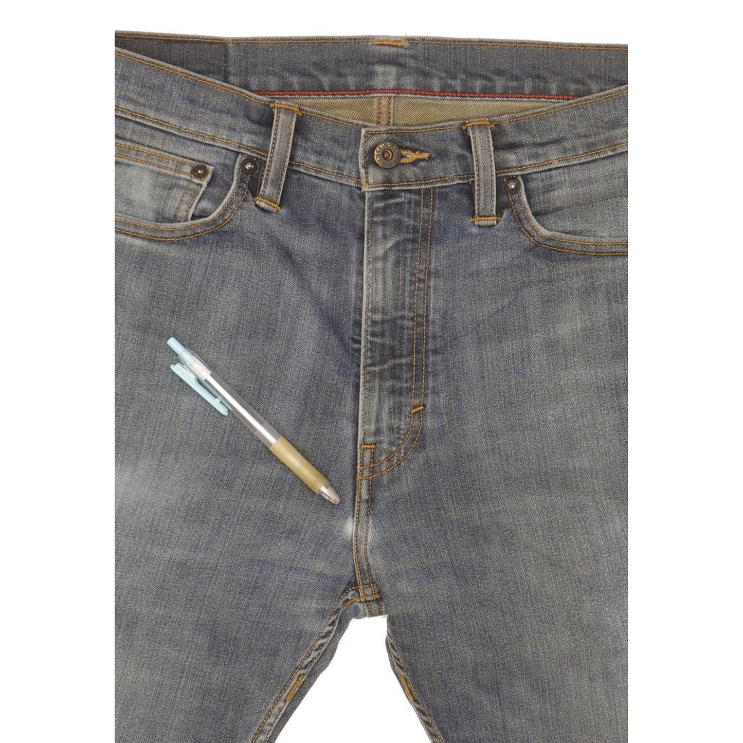 Levi's Men Blue Straight Slim Stretch Jeans W33 L32