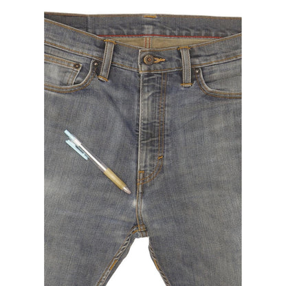 Levi's Men Blue Straight Slim Stretch Jeans W33 L32