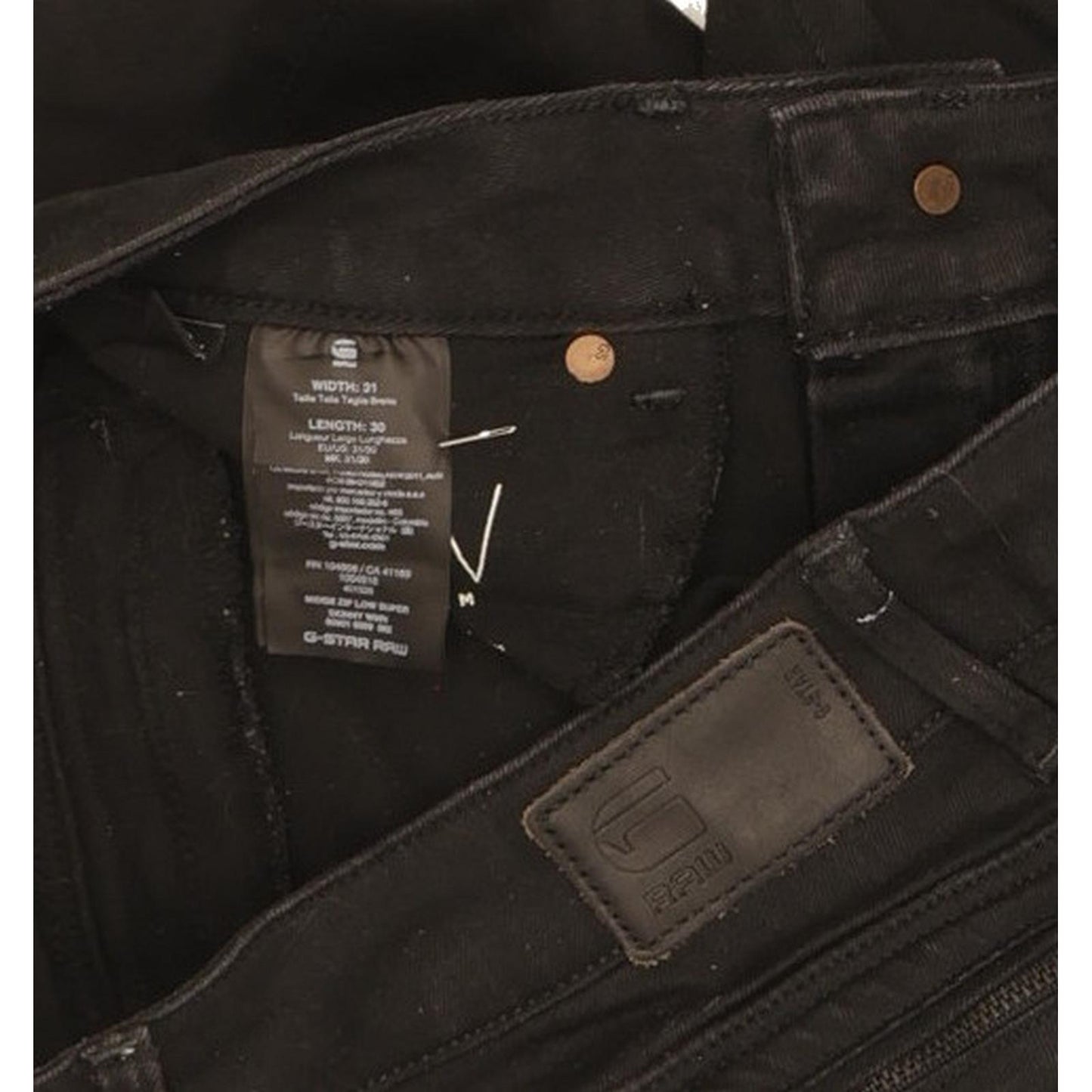 G-Star Midge Women Black Skinny Slim Stretch Jeans W31 L26