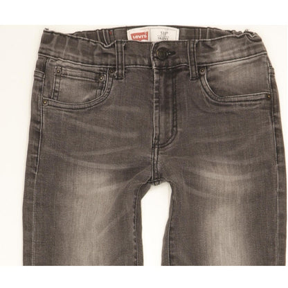 Levi's 510 Kids Grey Skinny Slim Stretch Jeans W28 L29