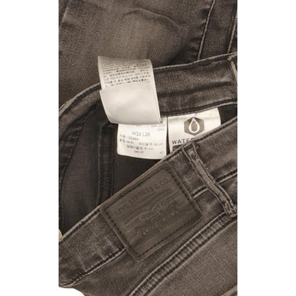 Levi's Mile Women Grey Skinny Slim Stretch Jeans W26 L28