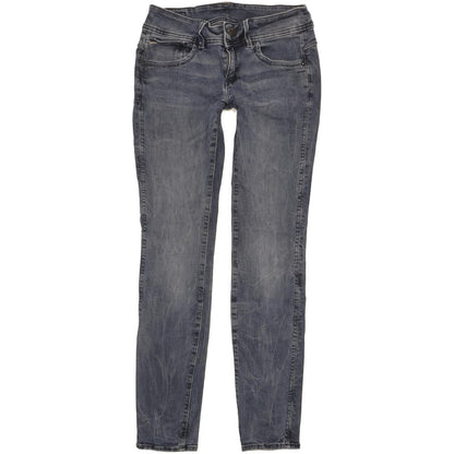 G-Star Lynn Mid Women Blue Skinny Slim Stretch Jeans W30 L31