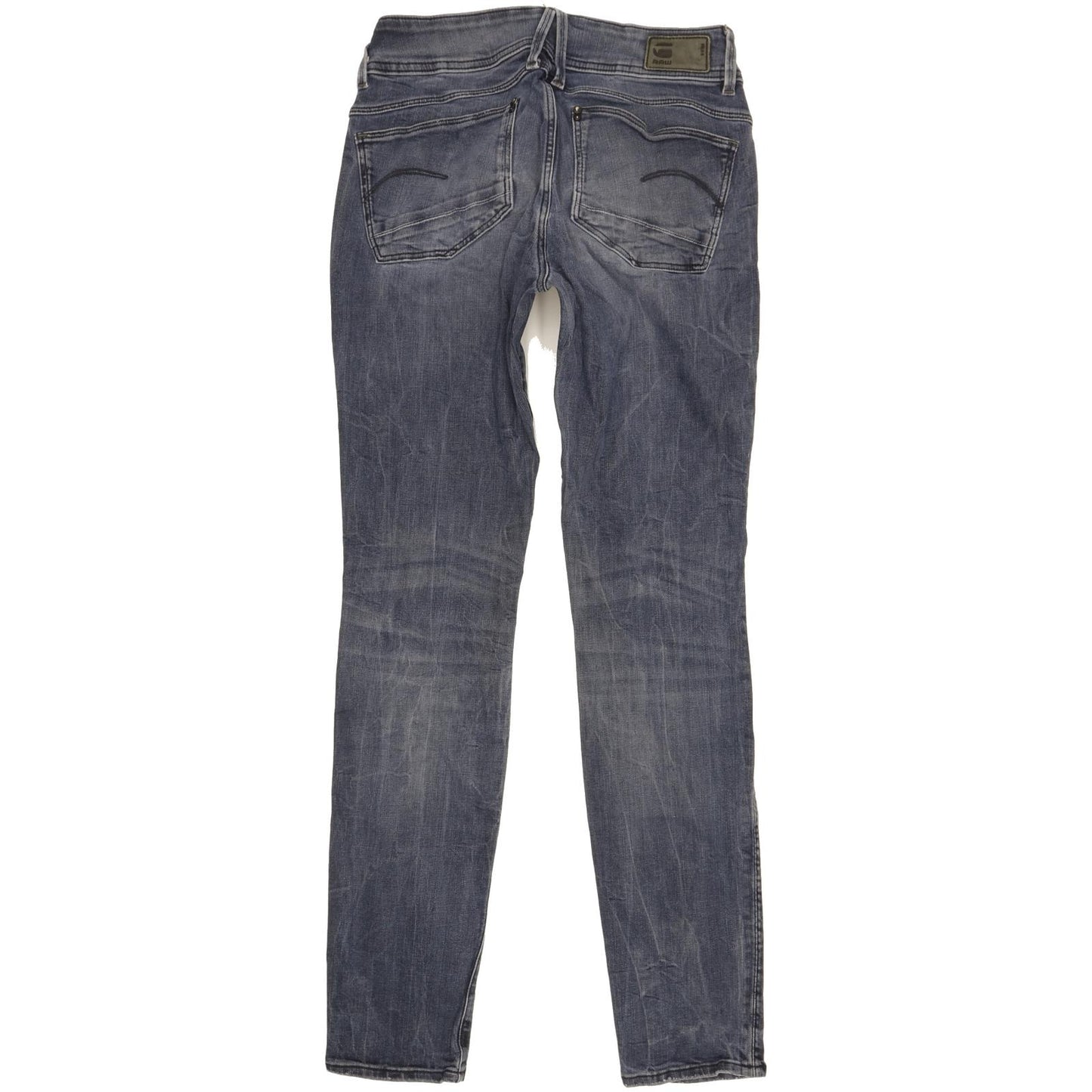 G-Star Lynn Mid Women Blue Skinny Slim Stretch Jeans W30 L31