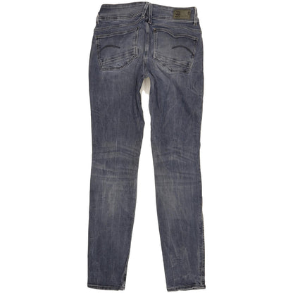G-Star Lynn Mid Women Blue Skinny Slim Stretch Jeans W30 L31