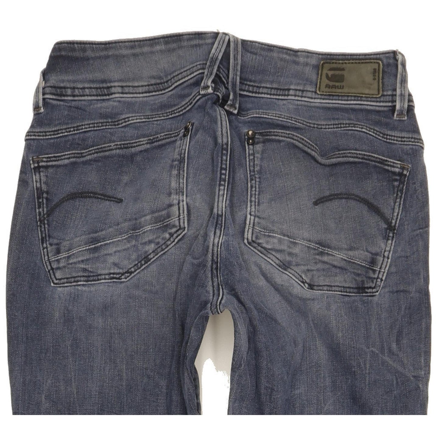 G-Star Lynn Mid Women Blue Skinny Slim Stretch Jeans W30 L31