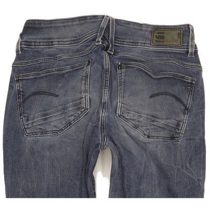 G-Star Lynn Mid Women Blue Skinny Slim Stretch Jeans W30 L31