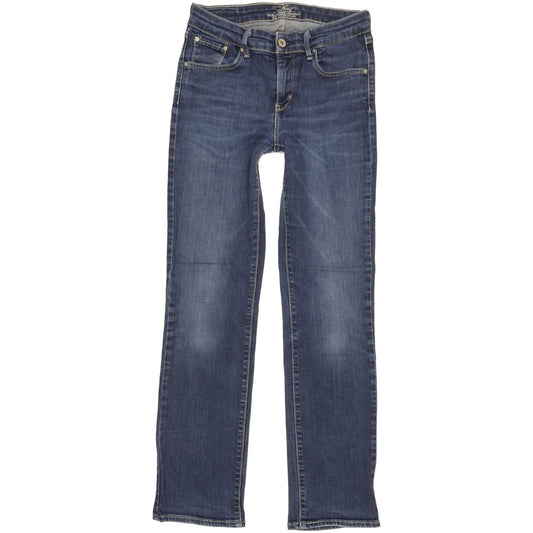 Levi's Demi Curve Women Blue Straight Classic Stretch Jeans W27 L29