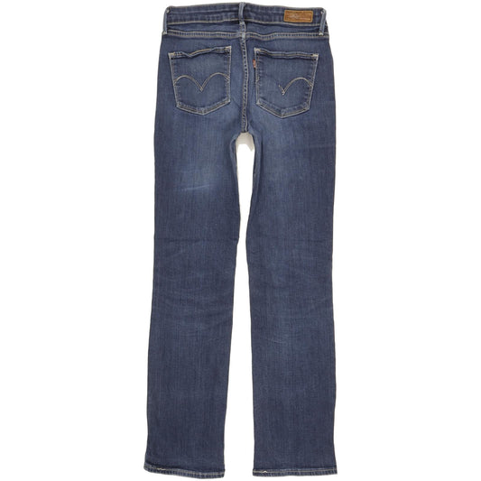 Levi's Demi Curve Women Blue Straight Classic Stretch Jeans W27 L29