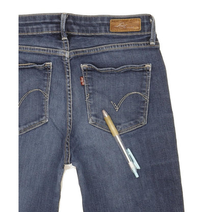 Levi's Demi Curve Women Blue Straight Classic Stretch Jeans W27 L29
