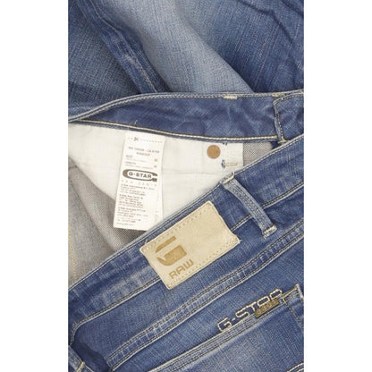 G-Star 3301 Women Blue Straight Slim Stretch Jeans W33 L31