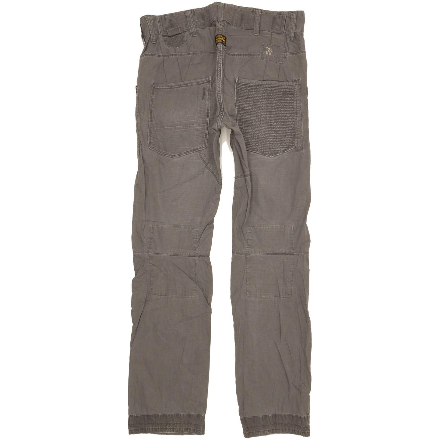 G-Star Men Grey Straight Slim Stretch Trousers W30 L30