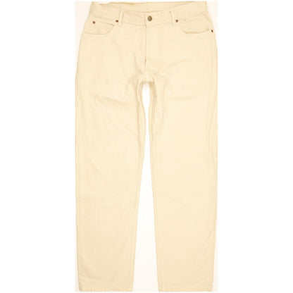 Lee Brooklyn Men Beige Straight Regular Jeans W34 L32