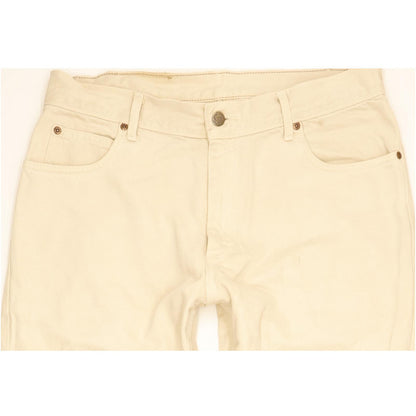 Lee Brooklyn Men Beige Straight Regular Jeans W34 L32