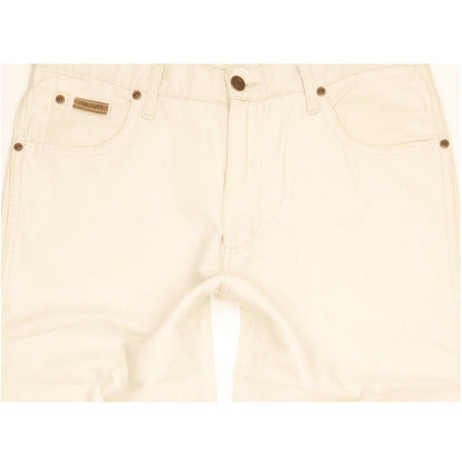 Wrangler Texas Men Beige Straight Regular Jeans W33 L32