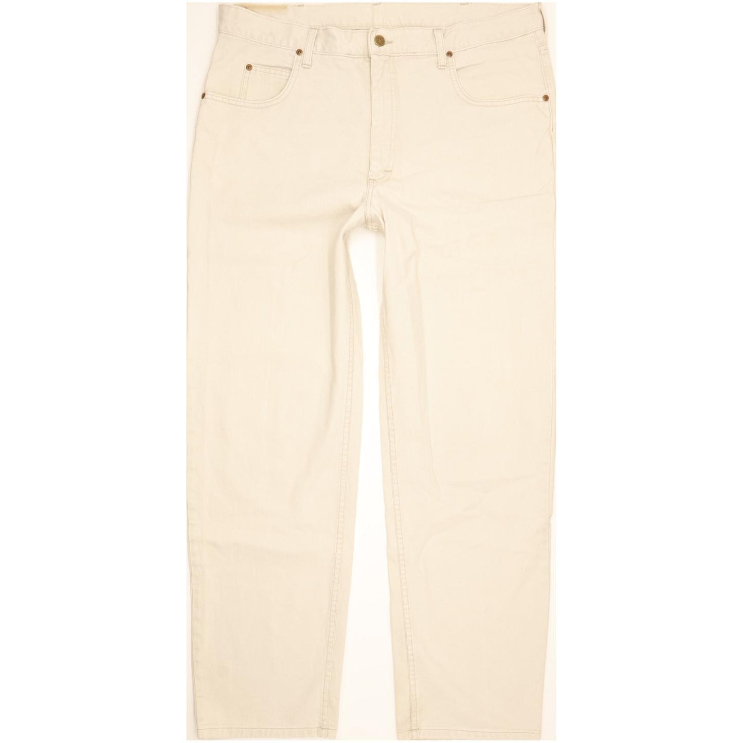 Lee Kansas Men Beige Straight Regular Jeans W40 L32