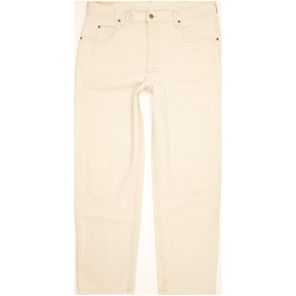 Lee Kansas Men Beige Straight Regular Jeans W40 L32