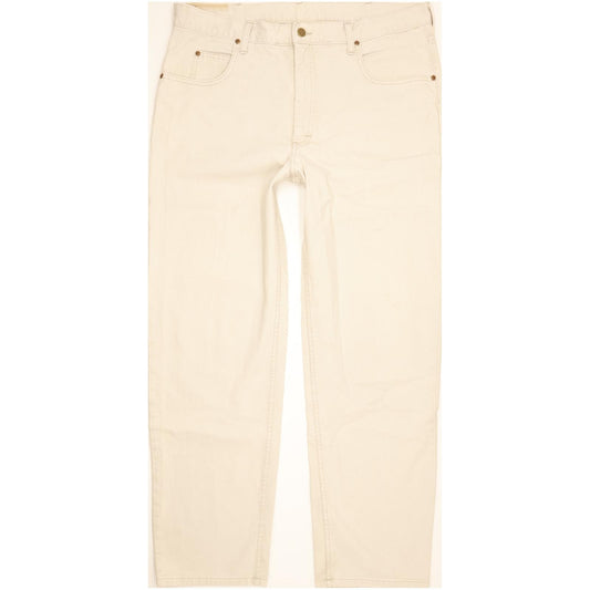 Lee Kansas Men Beige Straight Regular Jeans W40 L32