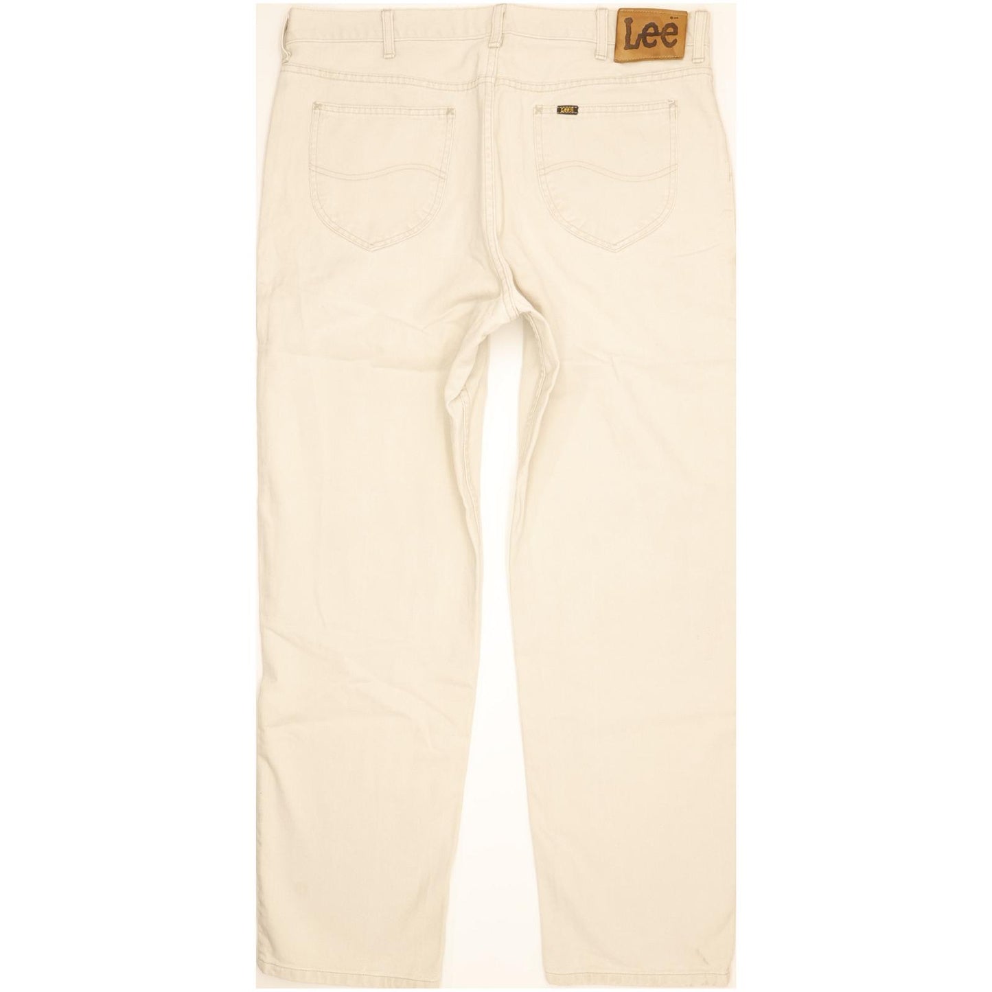 Lee Kansas Men Beige Straight Regular Jeans W40 L32