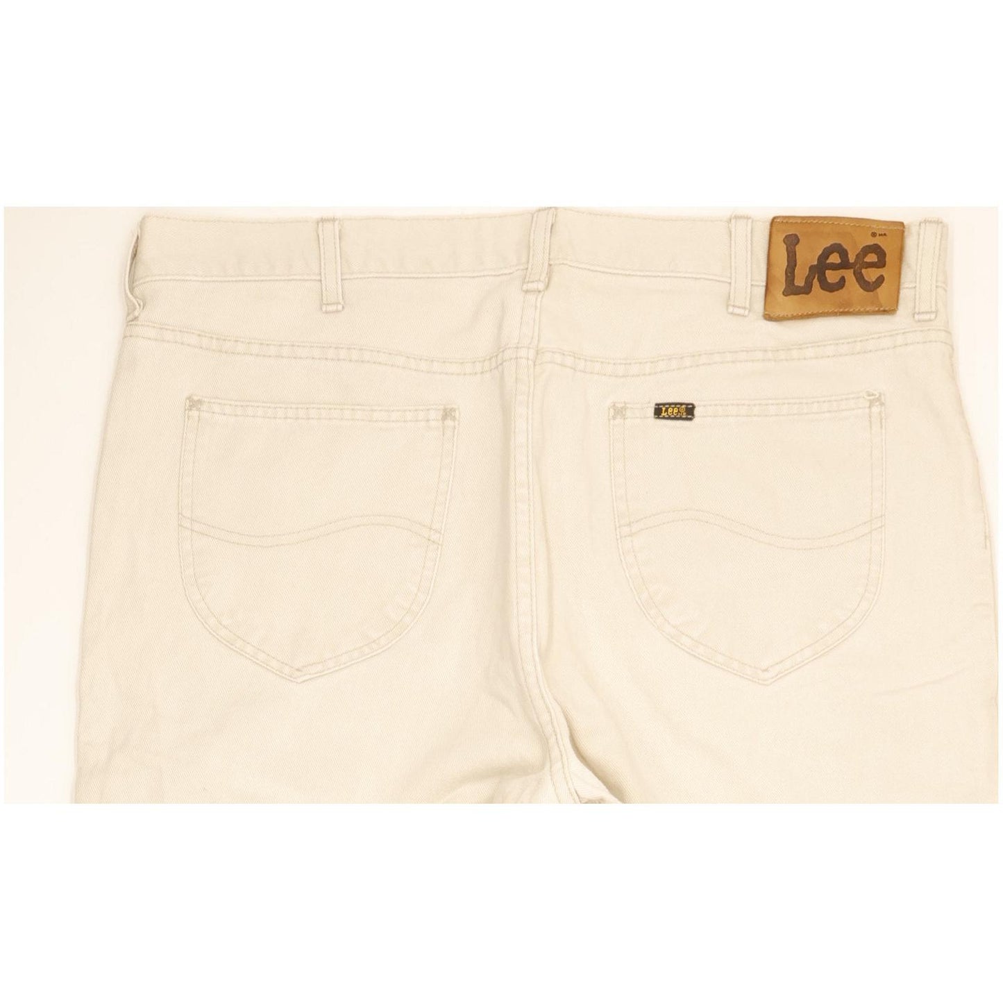 Lee Kansas Men Beige Straight Regular Jeans W40 L32