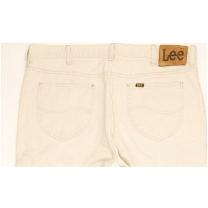 Lee Kansas Men Beige Straight Regular Jeans W40 L32