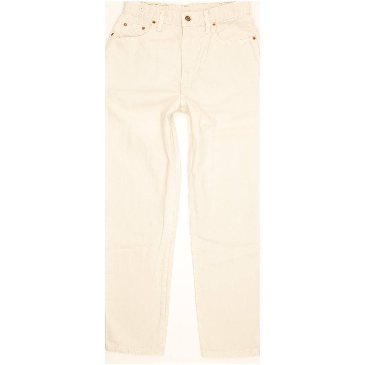 Levi's 881 Beige Straight Slim Jeans High Waisted W30 L29