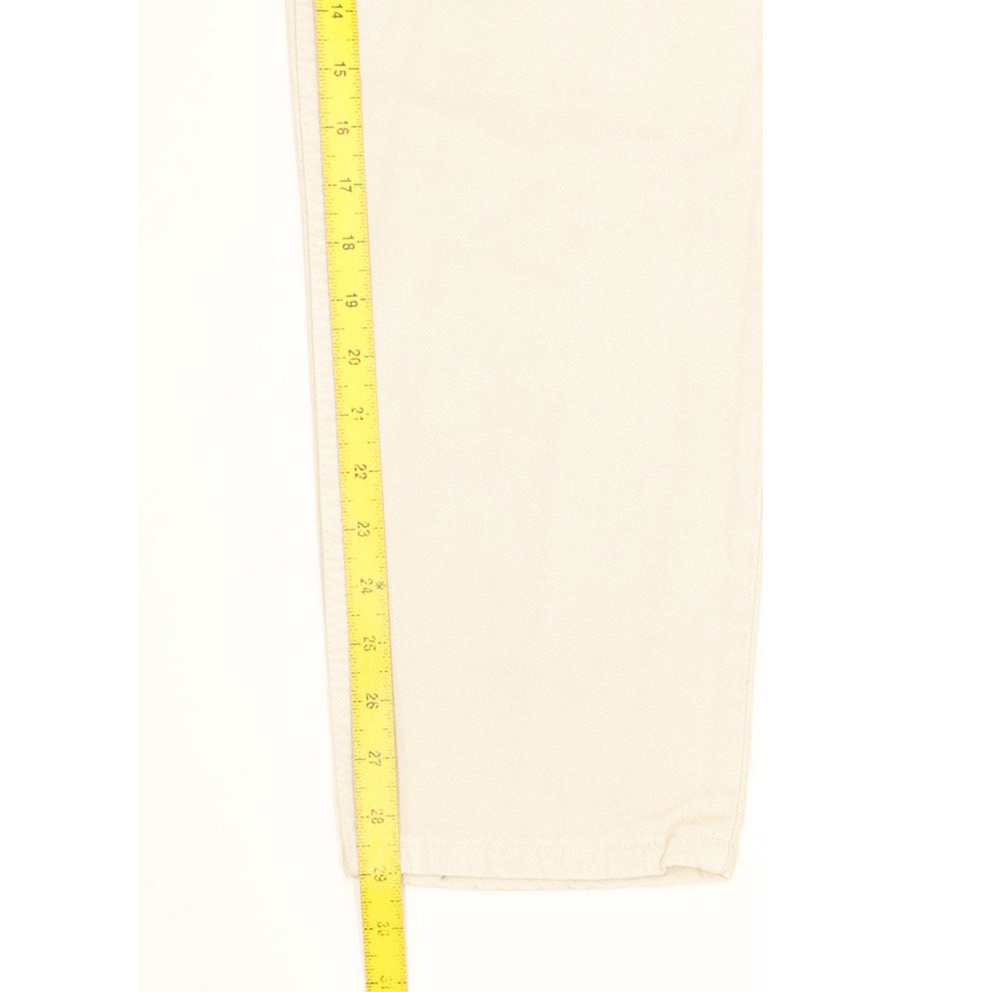 Levi's 881 Beige Straight Slim Jeans High Waisted W30 L29