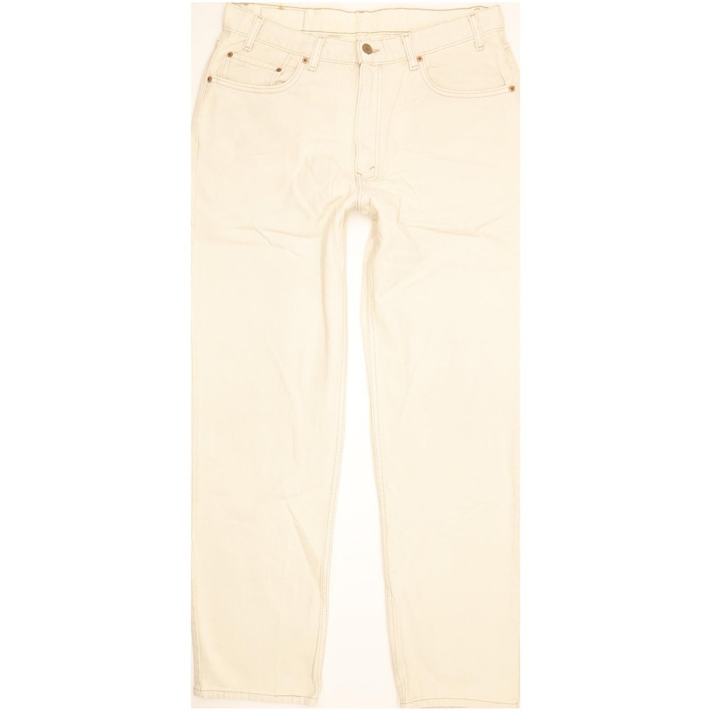 Levi's 550 Made in USA Men Beige Tapered Relaxed Jeans W36 L32