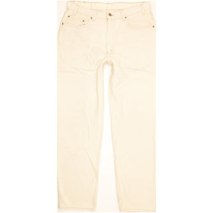 Levi's 550 Made in USA Men Beige Tapered Relaxed Jeans W36 L32