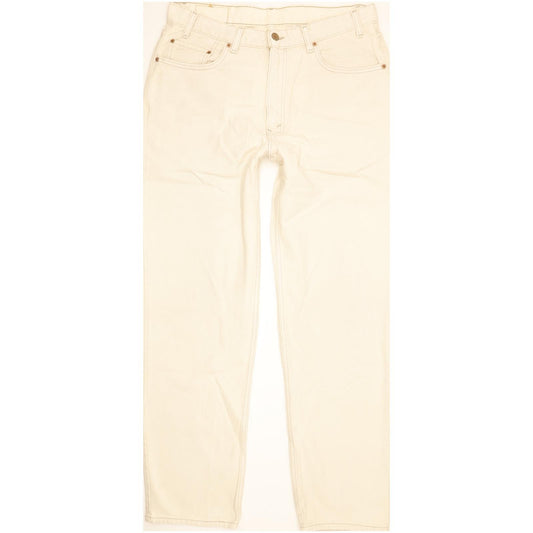 Levi's 550 Made in USA Men Beige Tapered Relaxed Jeans W36 L32