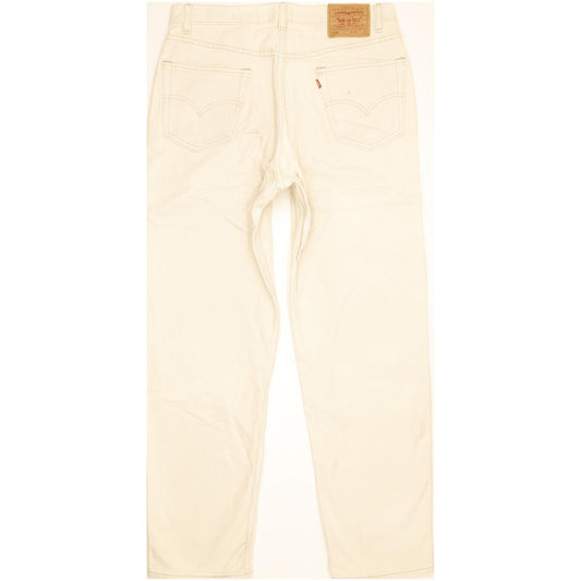 Levi's 550 Made in USA Men Beige Tapered Relaxed Jeans W36 L32