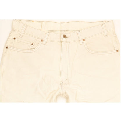 Levi's 550 Made in USA Men Beige Tapered Relaxed Jeans W36 L32