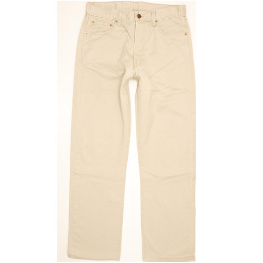 Levi's 551 Men Beige Straight Regular Jeans W33 L30