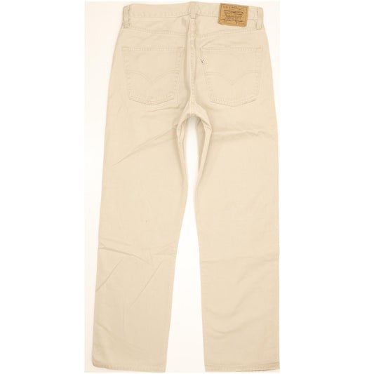 Levi's 551 Men Beige Straight Regular Jeans W33 L30