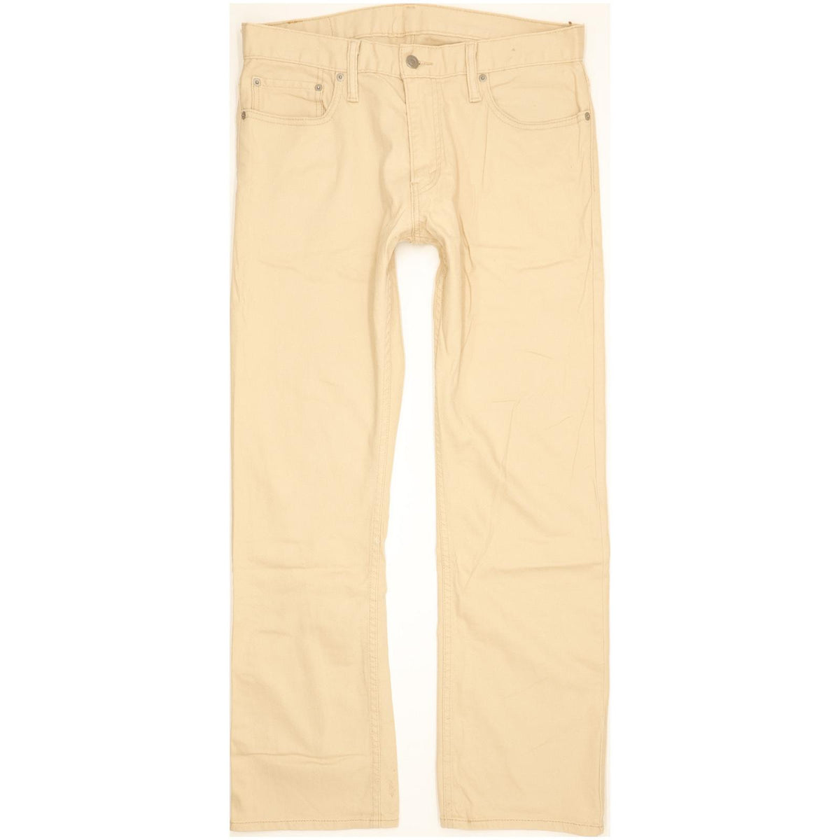 Levi's 514 Men Beige Straight Slim Stretch Jeans W34 L30