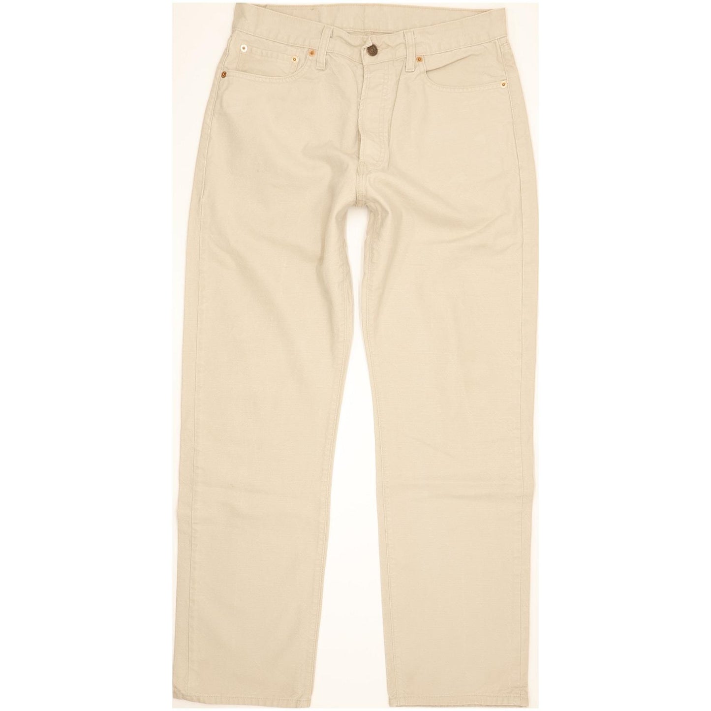 Levi's 590 Men Beige Straight Regular Jeans W32 L31