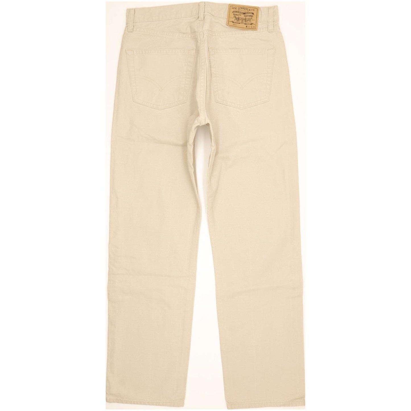 Levi's 590 Men Beige Straight Regular Jeans W32 L31