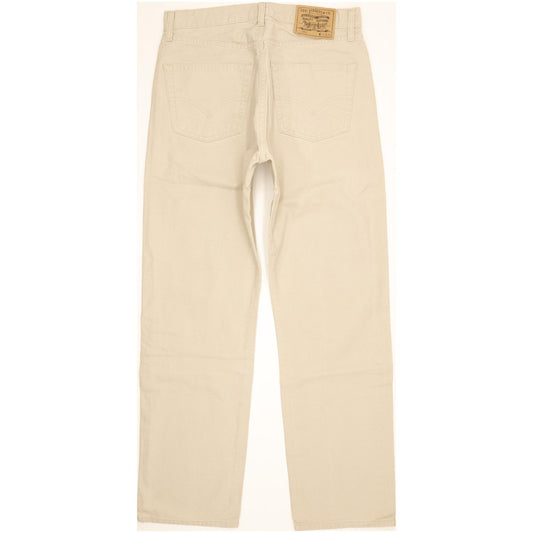 Levi's 590 Men Beige Straight Regular Jeans W32 L31