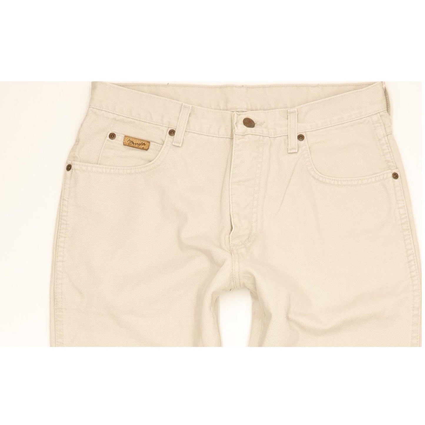 Wrangler Texas Men Beige Straight Regular Jeans W32 L30