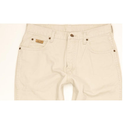 Wrangler Texas Men Beige Straight Regular Jeans W32 L30