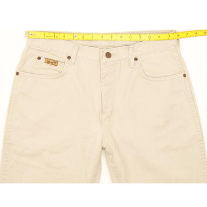 Wrangler Texas Men Beige Straight Regular Jeans W32 L30