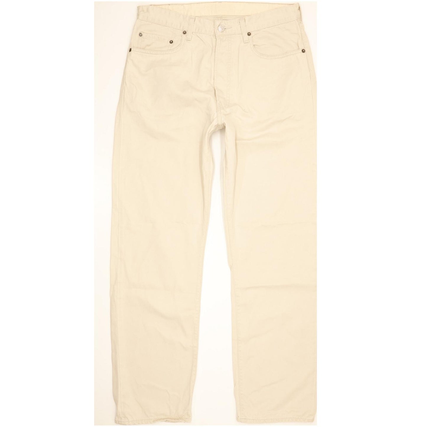 Levi's Men Beige Straight Regular Jeans W34 L31